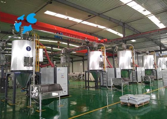 آلة مجفف الهواء الساخن الصناعية 750 كجم / ساعة للألياف الكيميائية